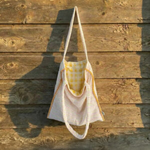 Shoreline Sling - Yellow Papaya with Yellow Check Lining